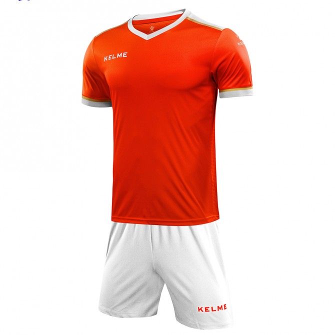 Комплект футбольної форми  оранжево-білий  к/р ...