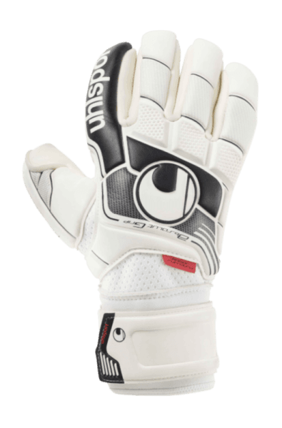 Воротарські рукавиці Uhlsport FANGMASCHINE ABSOLUTGRIP FINGER SURROUND (white/black/red) - #0