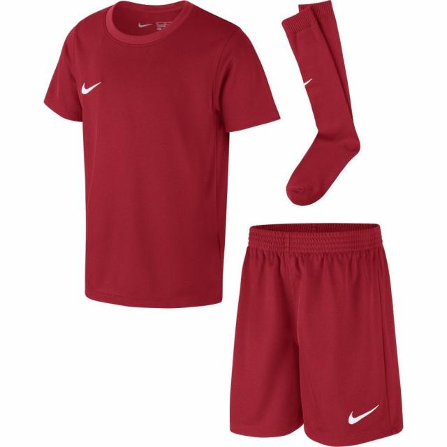 Игровой комплект детский (футболка, шорти, гетры) NIKE CD2244-657, Красный, Размер (EU) - 122cm - #0