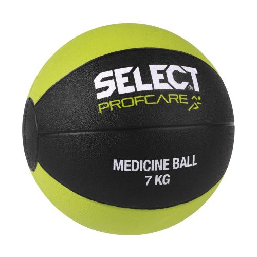 М’яч медичний SELECT Medicine ball (011) чорн/салатовий, 7кг - #0