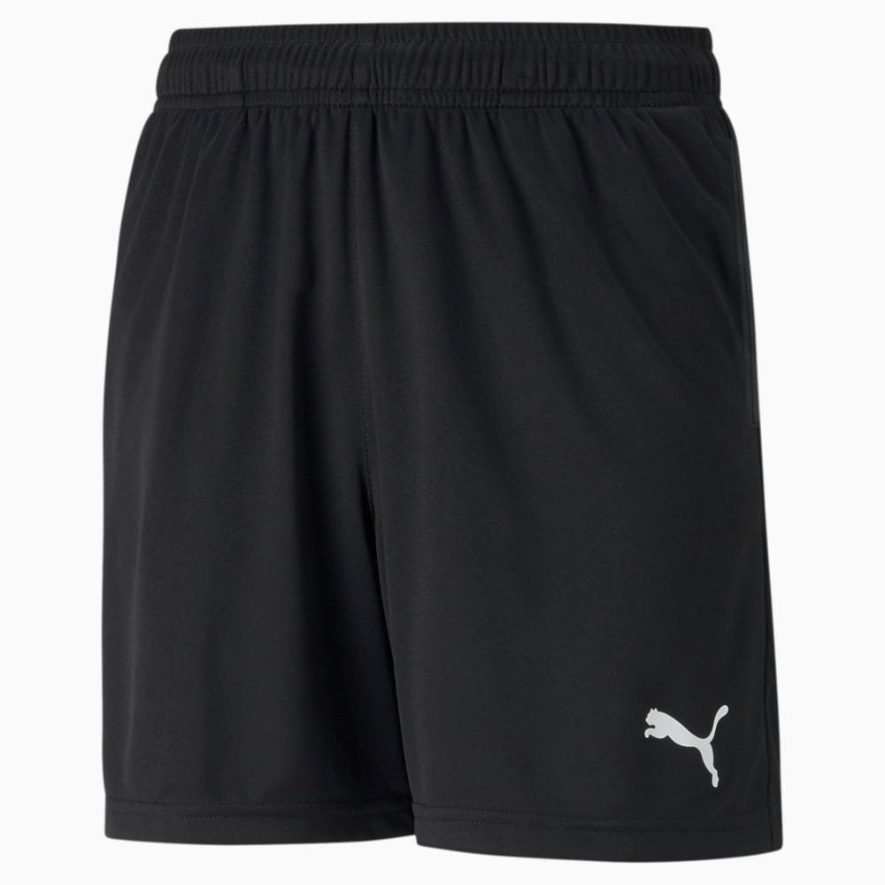 Шорты футбольные детские Puma Teamrise черные 657337-03, Чёрный, Размер (EU) - 128cm - #0