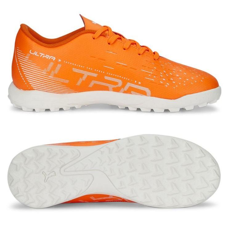 Сороконожки Puma ULTRA Play TT Jr 107236-01 детские, Оранжевый, Размер (EU) - 38.5 - #1