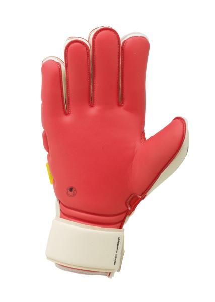 Воротарські рукавиці Uhlsport FANGMASCHINE ABSOLUTGRIP SURROUND (red/white/silver) - #3