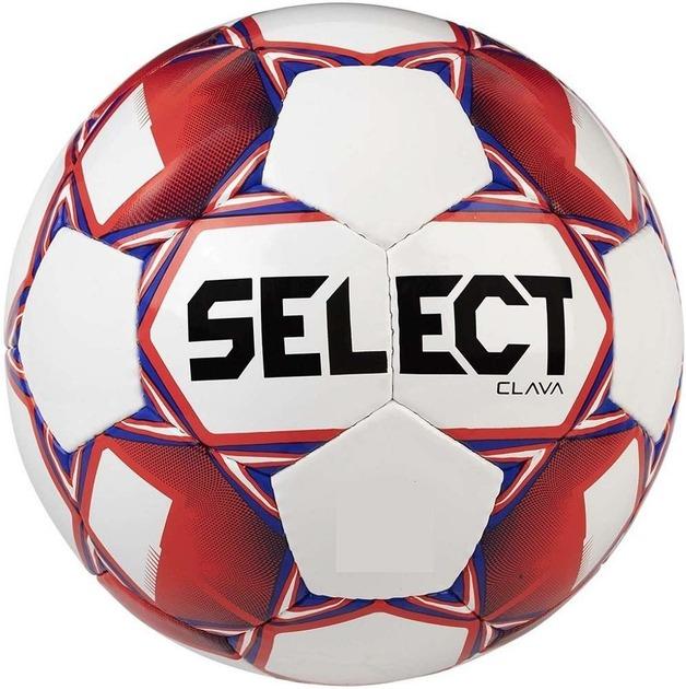 Футбольный мяч Select CLAVA бело-красный 385414-198, Красный, Размер (EU) - 5 - #1
