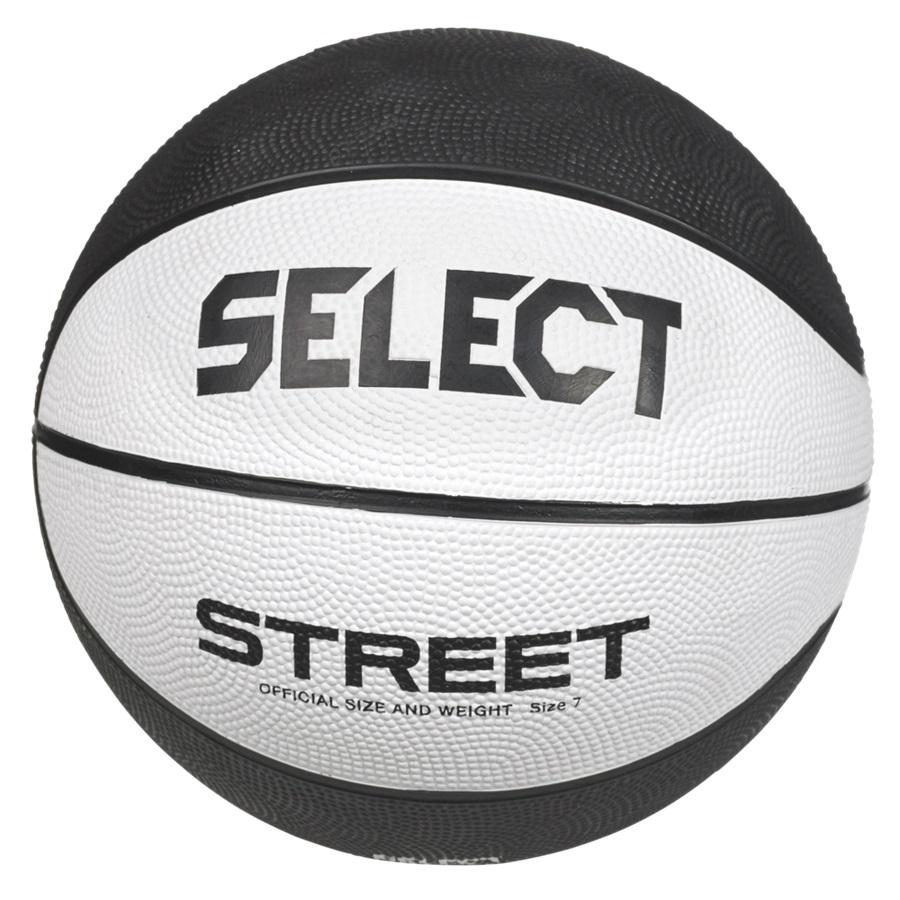 М’яч баскетбольний SELECT Street Basket v23 (126) біло/чорн, 7 - #0