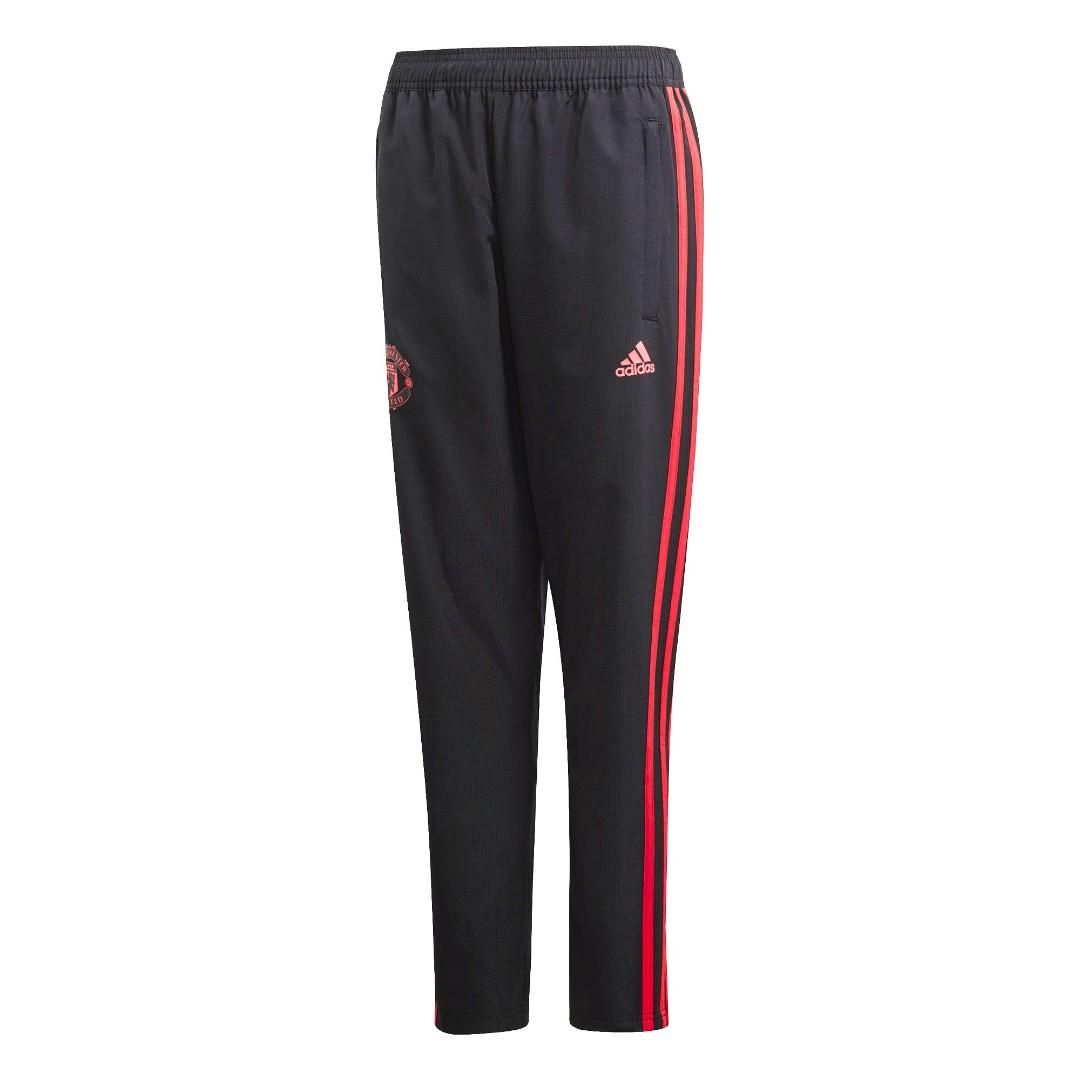 Детские штаны Adidas MUFC WOV PNT CW7616, Чёрный, Размер (EU) - 164cm - #0