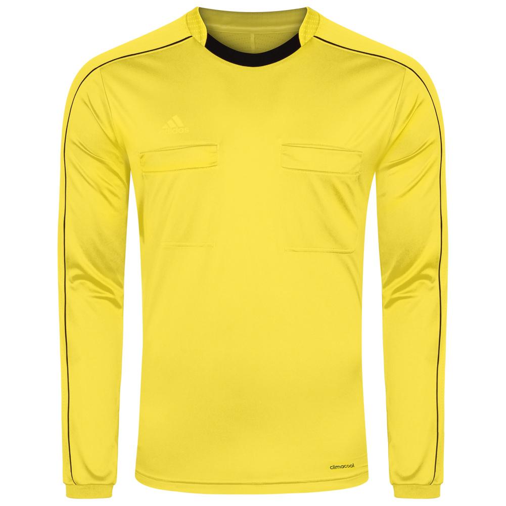 Футболка арбитра с длинным рукавом Adidas Referee 16 Long Sleeve Jersey AH9803, Жёлтый, Размер (EU) - S - #0