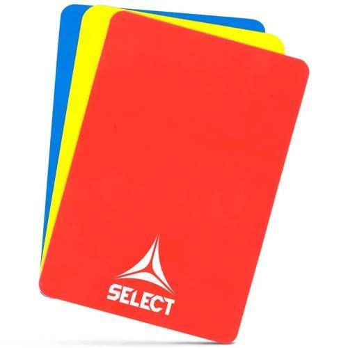 Картки арбітра SELECT Referee cards v24 (003) червон/жовто/синій - #0