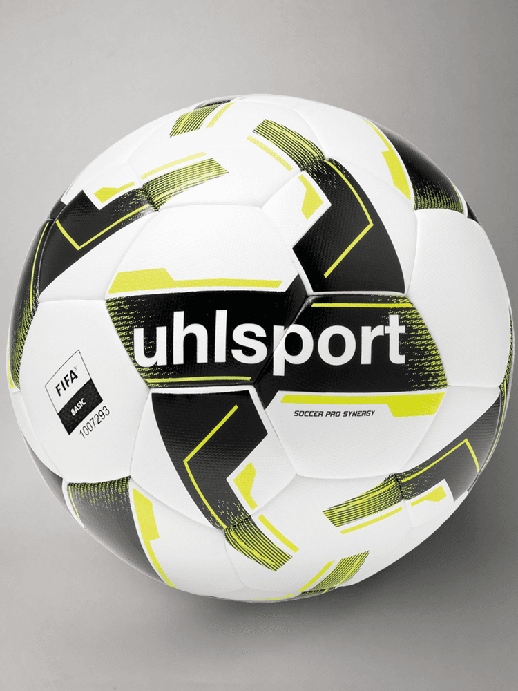 М'яч футбольний напівпрофесійний SOCCER PRO SYNERGY	(white/black/fluo yellow) - #1