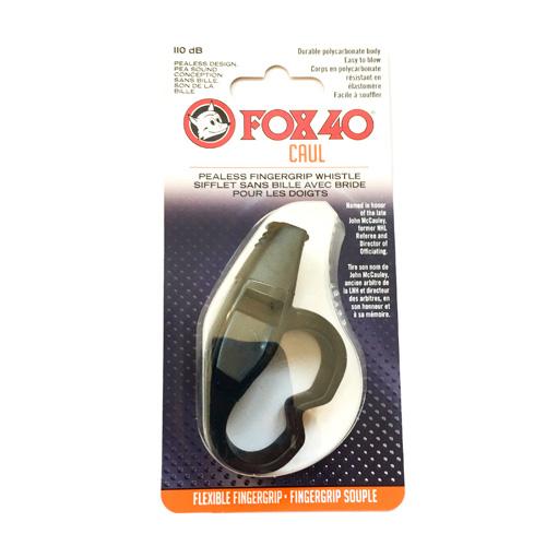 Свисток FOX 40 Original Whistle Caul Fingergrip 8500-0000, Чёрный, Размер (EU) - 1SIZE - #0