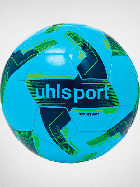 М`яч футбольний LITE SOFT 350 (ice blue/navy/fluo green) - #0