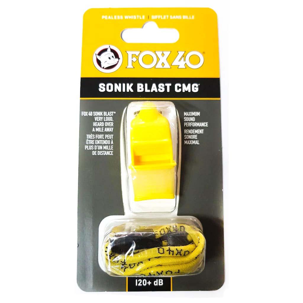 Свисток FOX 40 Whistle Sonic Blast CMG Safety 9203-0208 Жовтий universal (72132) - #1