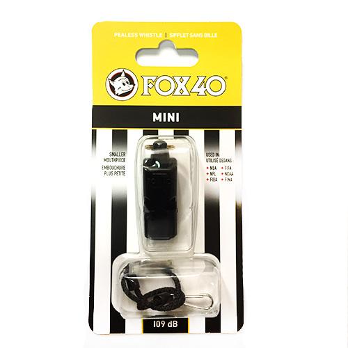 Свисток FOX 40 Original Mini Whistle Official 9808-0008, Чёрный, Размер (EU) - 1SIZE - #0