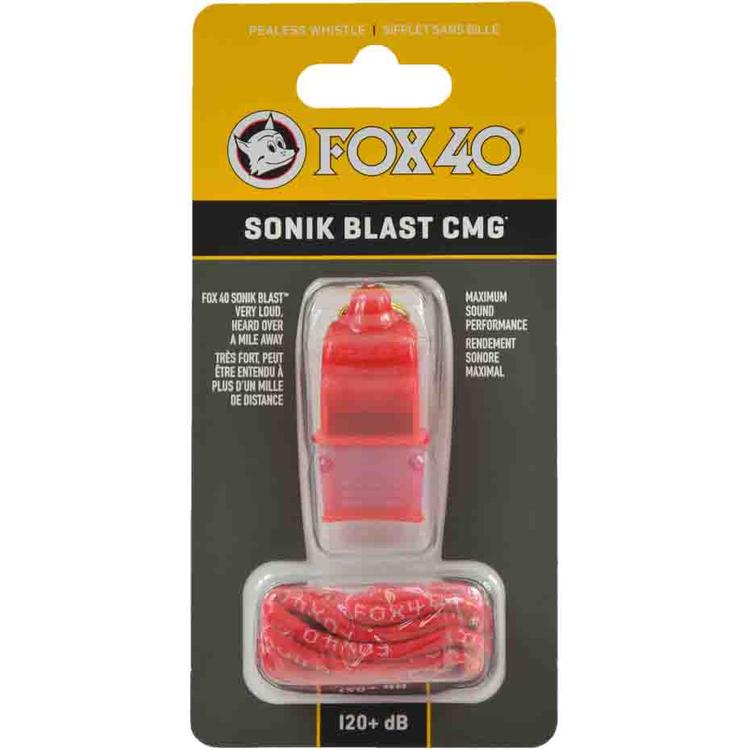 Свисток FOX 40 Whistle Sonic Blast CMG Official 9203-0108, Красный, Размер (EU) - 1SIZE - #1