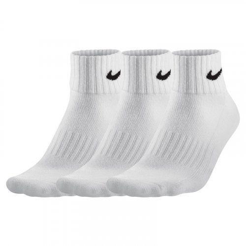 Носки тренировочные Nike Value Cush Ankle SX4926-101, Белый, Размер (EU) - 42-46 - #1