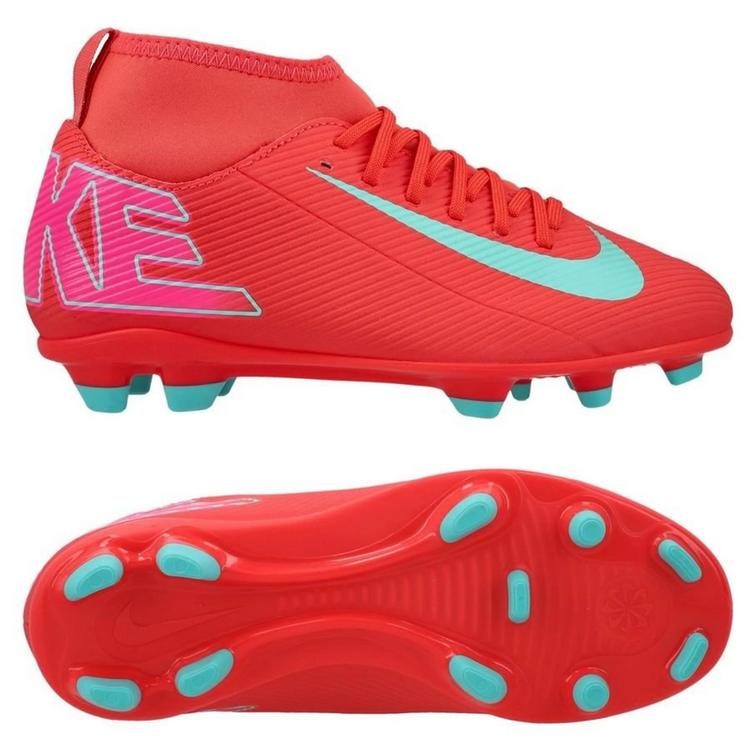 Детские бутсы Nike Mercurial Superfly 10 Club FG/MG Junior FQ8318-800, Красный, Размер (EU) - 34 - #1