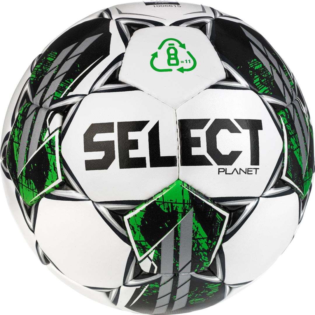 М’яч футбольний SELECT Planet FIFA Basic v23 (963) біло/зелен, 5 - #0