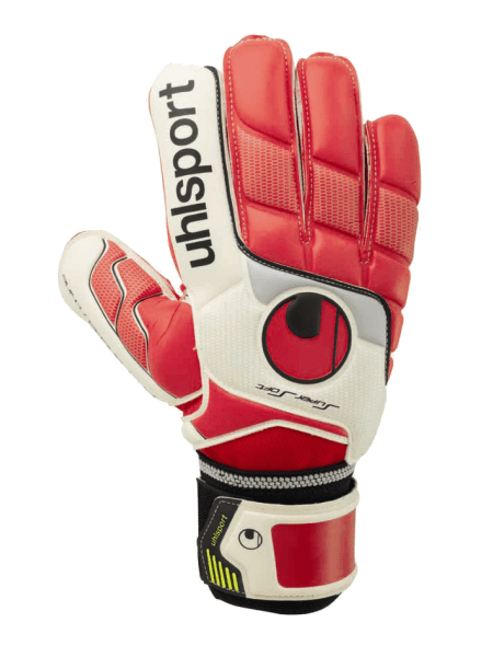 Воротарські рукавиці Uhlsport FANGMASCHINE SUPERSOFT (red/white/silver) - #0