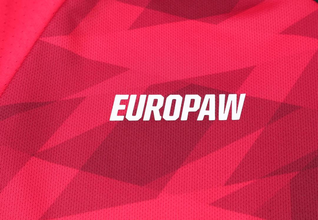 Футбольная форма Europaw 027 красная-черная подростковая - #2