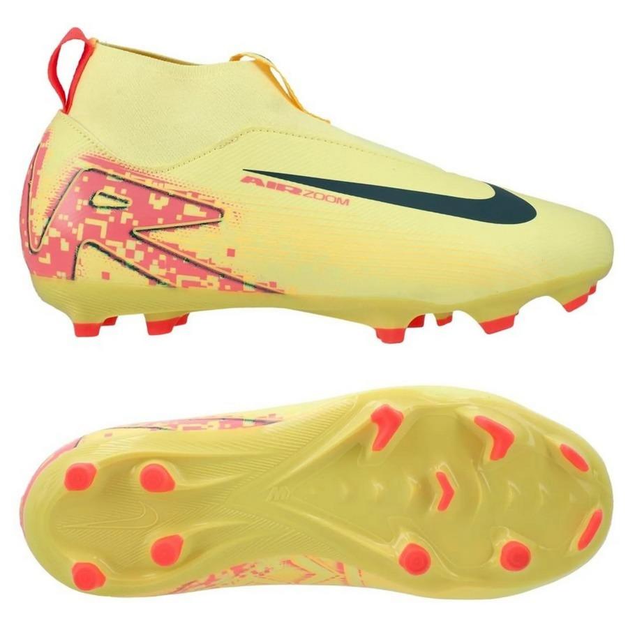 Футбольные детские бутсы Nike Mercurial Superfly 10 Academy FG Kylian Mbappe HF3417-800, Жёлтый, Размер (EU) - 32 - #0