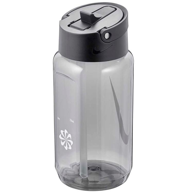 Бутылка для воды Nike TR RENEW RECHARGE STRAW BOTTLE 16 OZ 473 ml серая N.100.7640.072.16, Белый, Размер (EU) - 1SIZE - #1