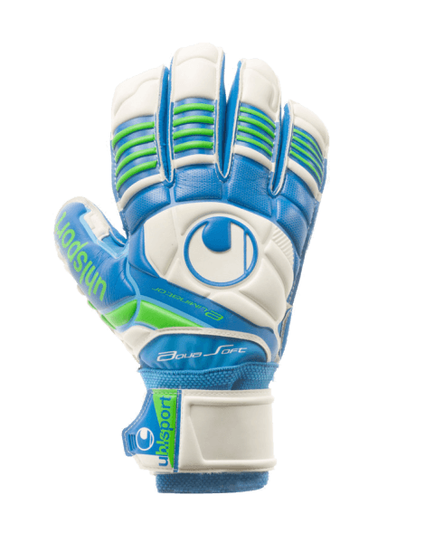 Воротарські рукавиці Uhlsport ELIMINATOR AQUASOFT RF (pure white/pacific/sky) - #0