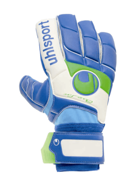 Воротарські рукавиці Uhlsport FANGMASCHINE AQUASOFT HN ION-MASK (pure white/pacific/sky) - #0