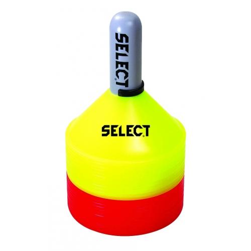 Набір маркерів SELECT Marker set (12 yellow, 12 red and plastic holder) (231) жовт/черв, 7 см - #1