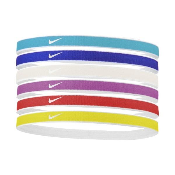 Повязки для волос Nike Swoosh Sport, 6 шт. N.100.2021.406.OS, Размер (EU) - 1SIZE - #0