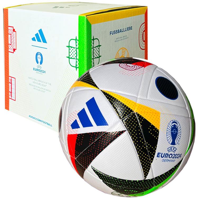 М'яч футбольний Adidas Fussballliebe Euro 2024 League Box IN9369 - #1