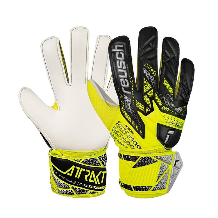 Вратарские перчатки детские Reusch Attrakt Solid Junior 5572515-2014, Салатовый, Размер (EU) - 4.5 - #1
