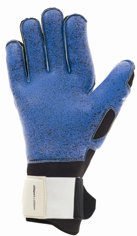 Воротарські рукавиці Uhlsport ELIMINATOR 360° SUPERGRIP package (white/black/energy blue) - #1