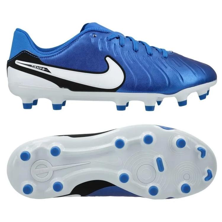 Детские бутсы Nike Tiempo Legend 10 Academy FG/MG DV4348-400, Синий, Размер (EU) - 34 - #1
