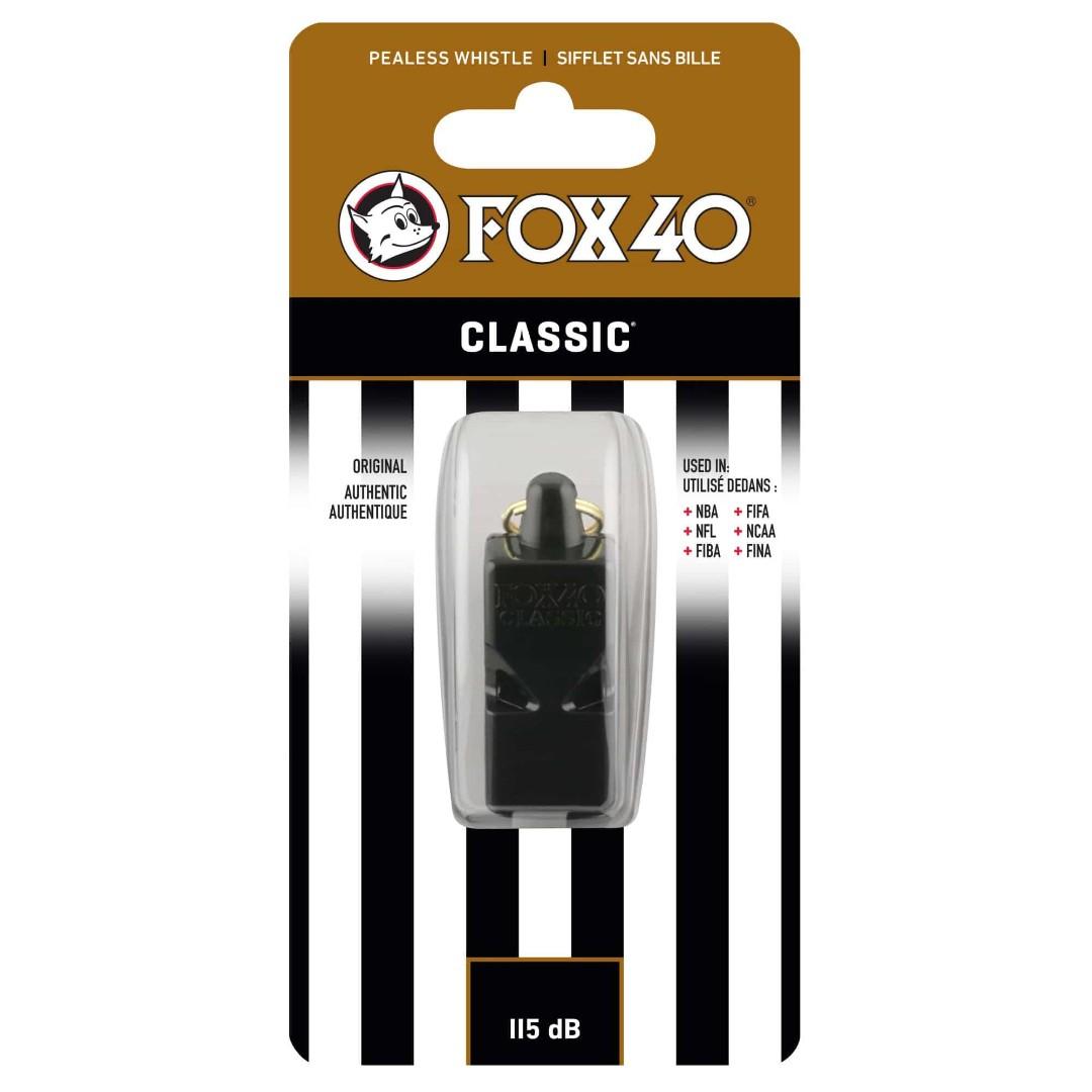 Свисток FOX 40 Classic Whistle Official 9900-0008, Чёрный, Размер (EU) - 1SIZE - #0