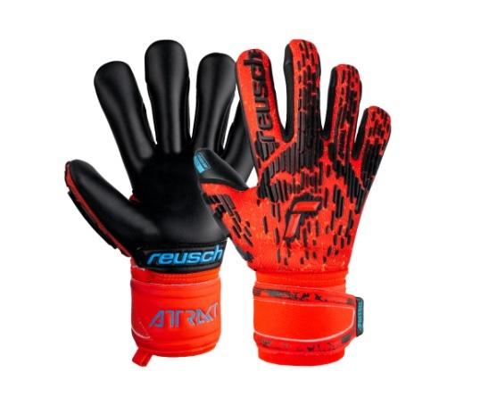 Вратарские перчатки детские Reusch ATTRAKT FREEGEL GOLD JUNIOR 5372135-3333, Красный, Размер (EU) - 8 - #1