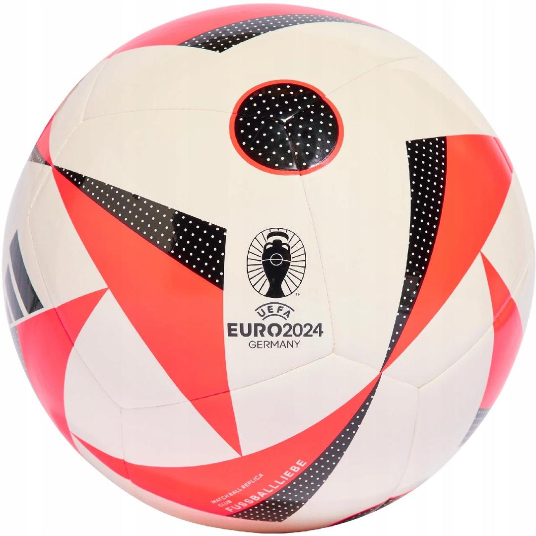 М'яч футбольний аматорський Adidas Fussballliebe Euro 2024 Club IN9372 - #1