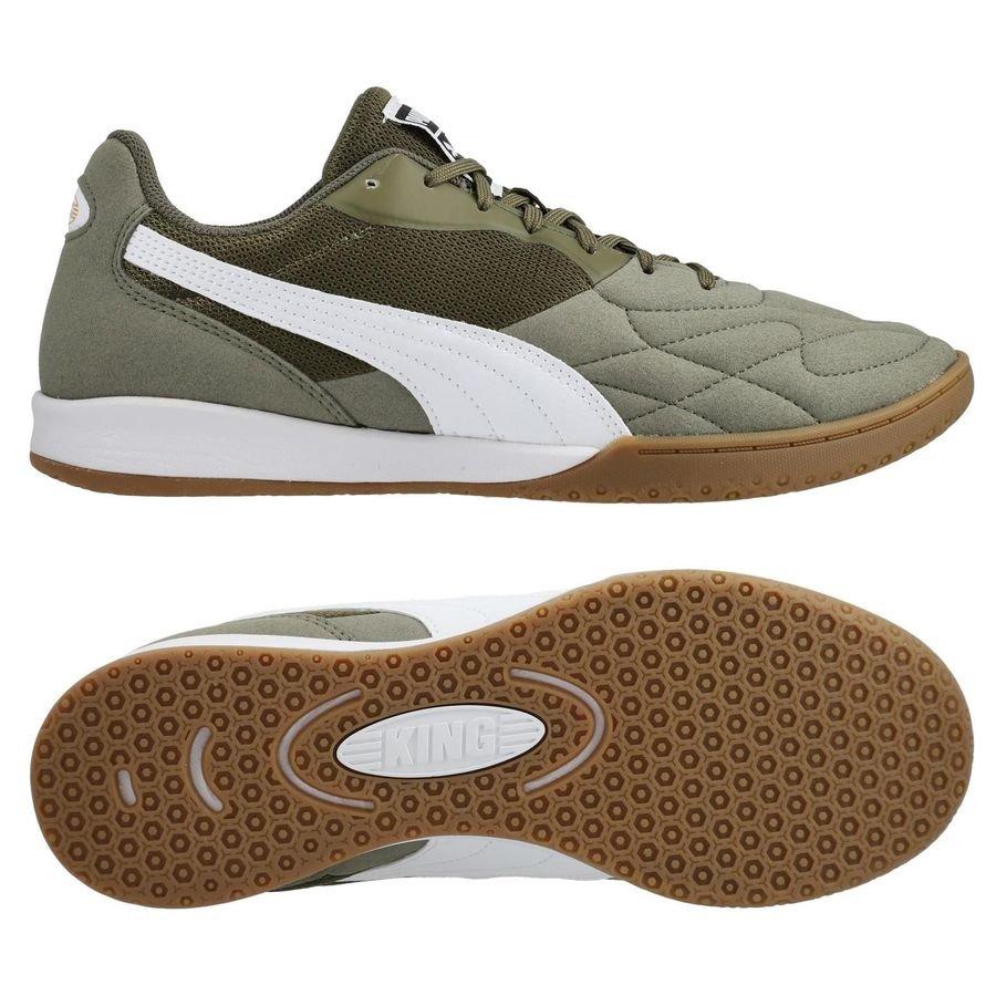 Футзалки Puma King Top It Indoor Olive 107349-03 - #0