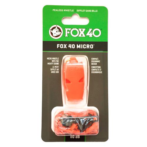 Свисток FOX 40 Original Whistle Micro Safety 9513-0308, Оранжевый, Размер (EU) - 1SIZE - #0