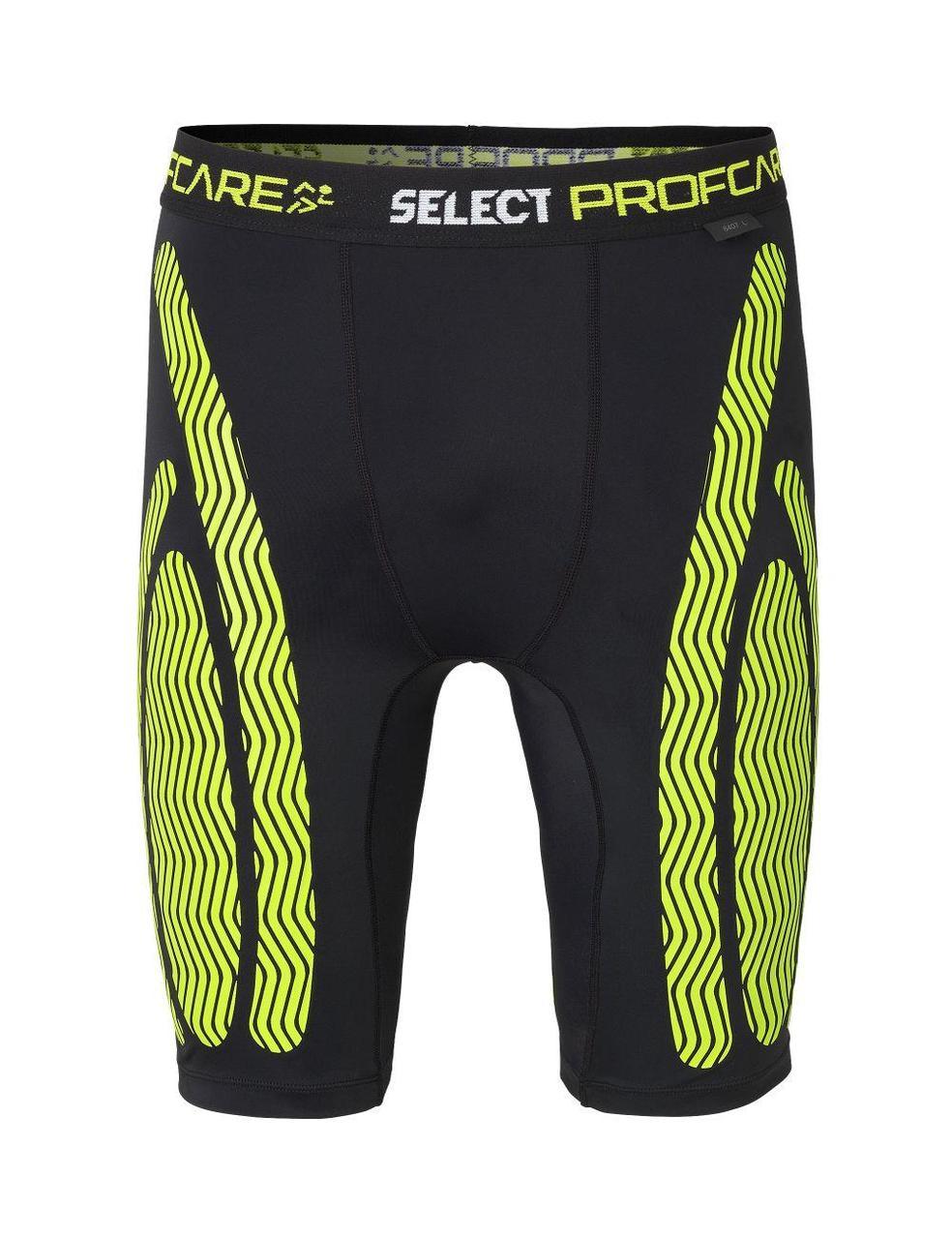 Шорти компресійні SELECT 6407 Compression shorts (010) чорний, XXL - #0