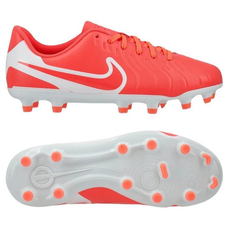 Детские футбольные бутсы Nike JR TIEMPO LEGEND 10 CLUB FG/MG DV4352-800, Красный, Размер (EU) - 32 - #1