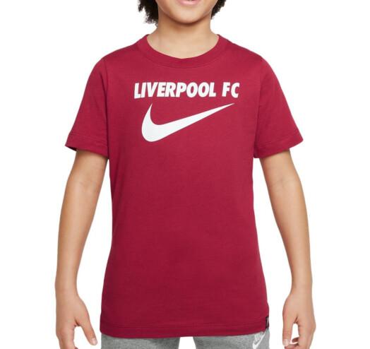 Футболка подростковая Nike LFC B NK SWOOSH TEE красная DJ1535-608, Красный, Размер (EU) - 128cm - #0