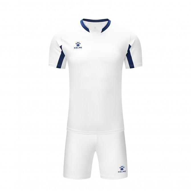 Комплект футбольної форми Kelme біло-темно синій   к/р LEON 7351ZB1129.9112 - #0
