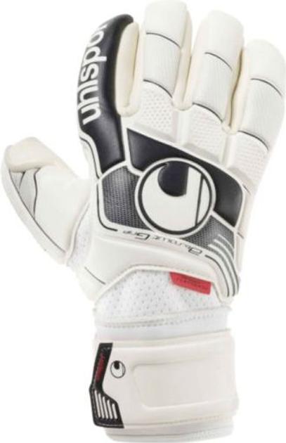 Воротарські рукавиці Uhlsport FANGMASCHINE ABSOLUTGRIP FINGER SURROUND (white/black/red) - #1