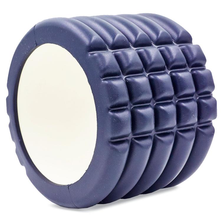 Роллер массажный цилиндр (ролик мфр) 10см Grid Roller Mini Zelart FI-5716-BK, Чёрный, Размер (EU) - 1SIZE - #1