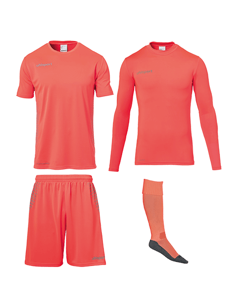 Комлект SCORE GOALKEEPER SET (fluo red/grey) - #0