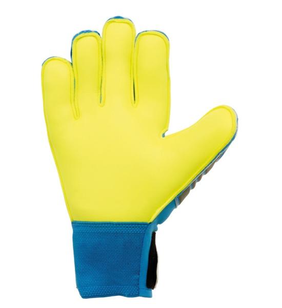 Воротарські рукавиці ELIMINATOR SUPERSOFT (cyan/fluor yellow/black) - #1