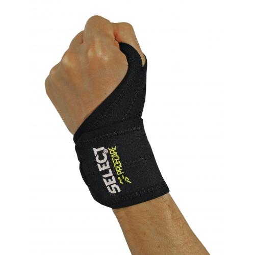 Напульсник SELECT 6702 Wrist support (228) чорн/зел, one size - #0