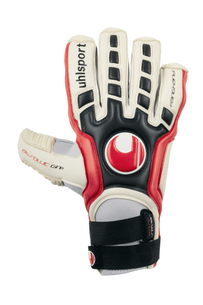 Воротарські рукавиці Uhlsport FANGHAND ABSOLUTGRIP ADVANCED (white/black/red) - #0