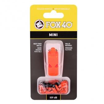 Свисток для арбитра Fox 40 Mini Safety со шнурком 9803-0308, Оранжевый, Размер (EU) - 1SIZE - #1