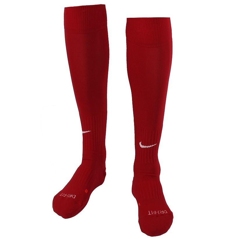 Гетры футбольные (красные) Nike Classic Dri-Fit Football SX4120-601, Красный, Размер (EU) - 42-46 - #0